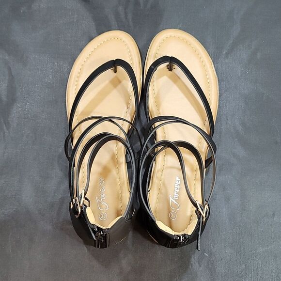 BRAND NEW FOREVER CHEERF-77  SOLID GLADIATOR FLAT BACK ZIPPER S… - Picture 6 of 16